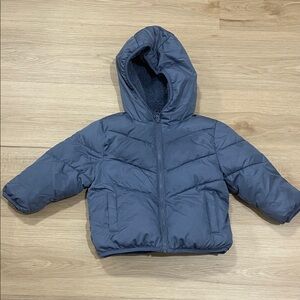Swiss Tech Navy Puffer Jacket for Kids